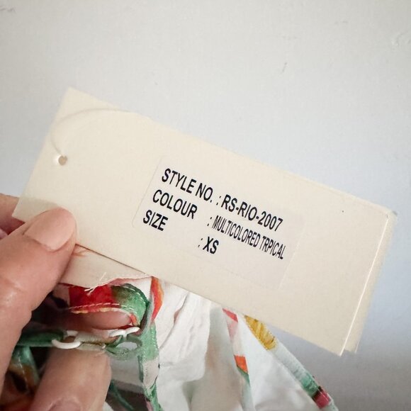 NWT Rococo Sand Multi Tropical Rio Braided Maxi Dress XS - Picture 7 of 7